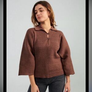 Mara Hoffman AMA brown Sweater Large